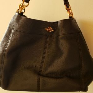 Coach, Shoulder Bag, Black